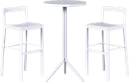 Baxter Poseidon Bar Table Package - 2 Stools